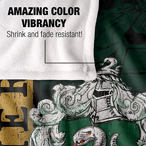 Slytherin House Crest Harry Potter Blanket