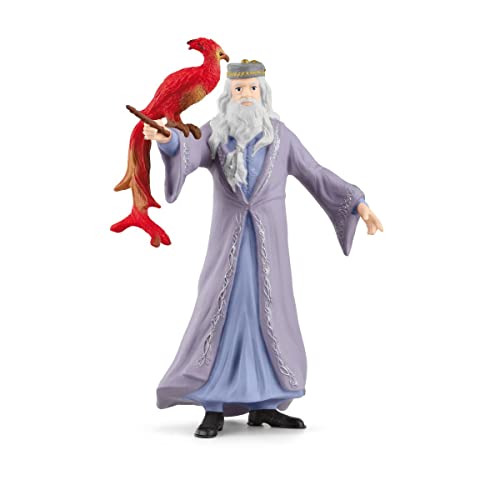 Harry Potter Dumbledore & Fawkes Figurine Set