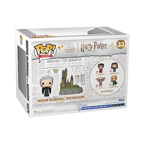 Funko Pop! Town: Harry Potter's Chamber - Minerva with Hogwarts