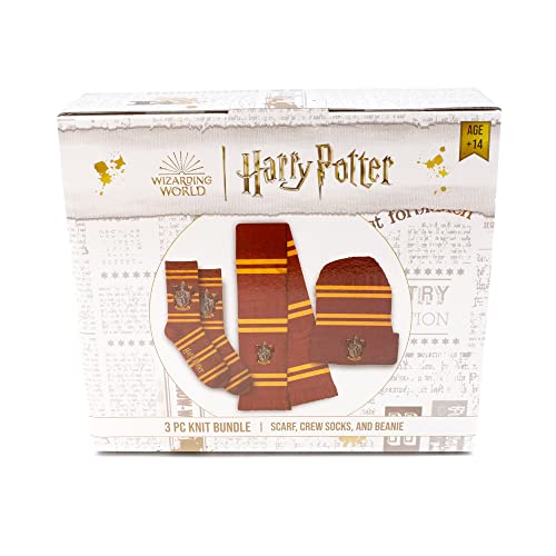 Harry Potter Gryffindor 3pc Winter Bundle Gift Set