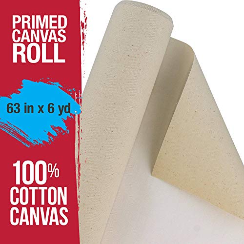 Canvas Roll 63" x 6 Yards - 100% Cotton