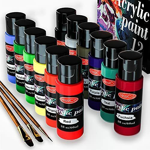 36-Piece Non-Toxic Acrylic Paint Set