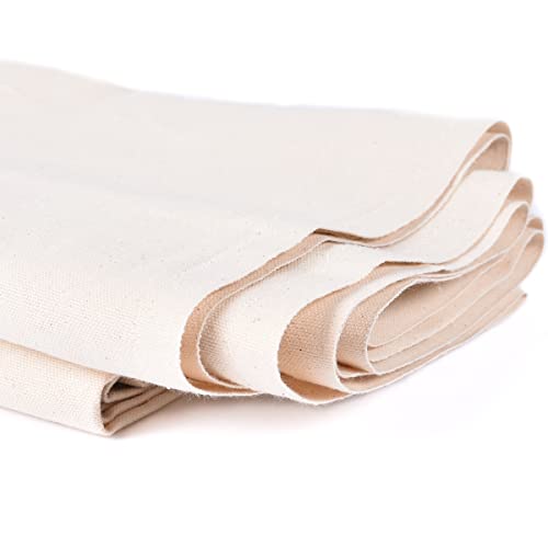Natural Cotton Duck Canvas Fabric, 63" x 3 Yards