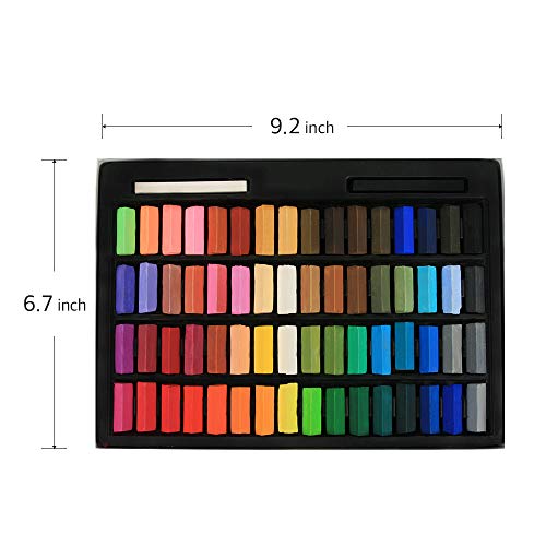 Soft Chalk Pastels with 64 Colors