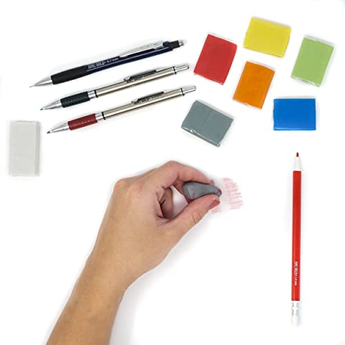 June Gold Gray Kneaded Rubber Erasers, 6 Pack