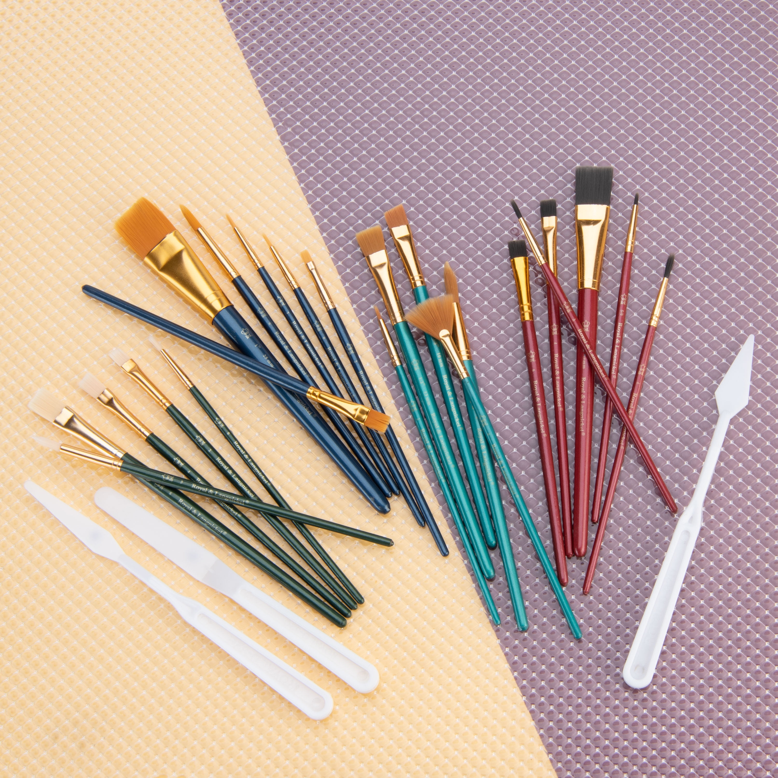 25pc Variety Taklon Brush Set by Royal & Langnickel