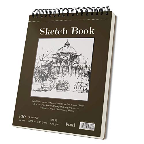 Top Spiral Bound Sketch Pad - 100 Sheets