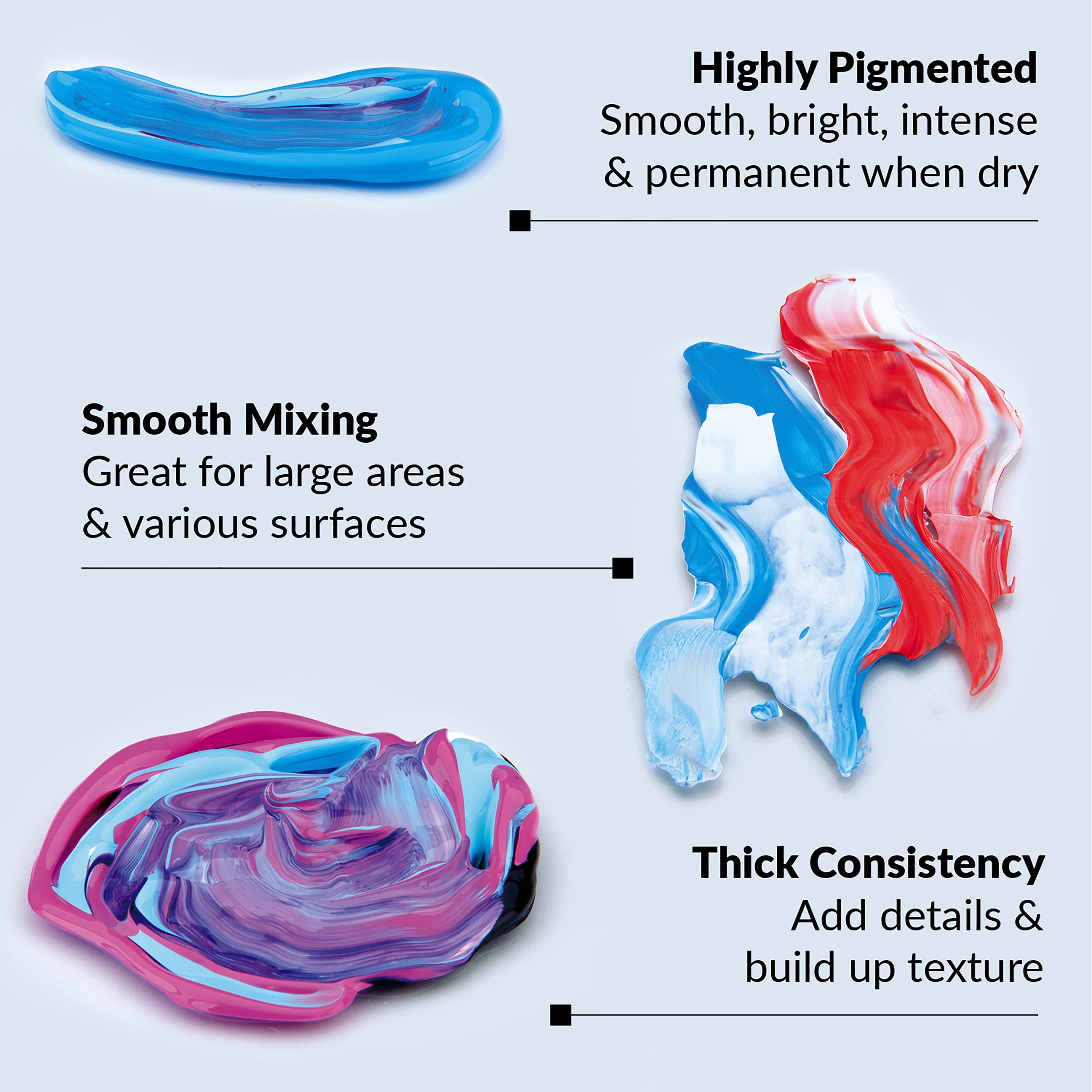 Royal & Langnickel 12 ml Acrylic Paint Set, 24 Colors