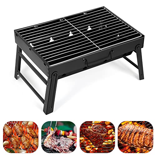 Portable Charcoal Grill for Camping and Picnics