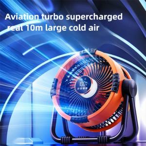 Portable Camping Fan Light with Power Bank