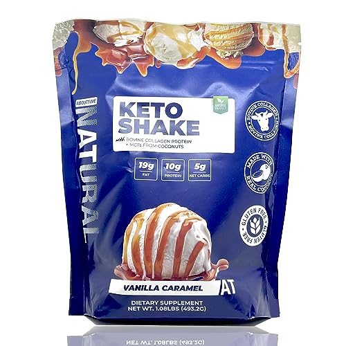 About Time Vanilla Caramel Keto Shake Powder 1.08 lbs