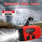 Emergency Hand Crank Radio with Flashlight and Charger