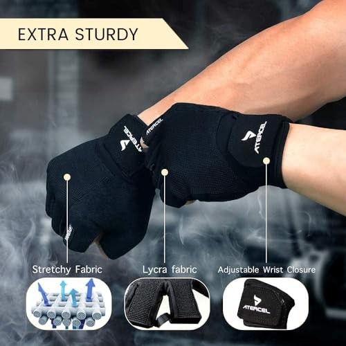 ATERCEL Weight Lifting Gloves for Gym and Training