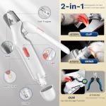 2-in-1 USB Rechargeable Pet Nail Clippers
