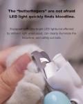 Ginalaia Pet Nail Clippers with Safety Light