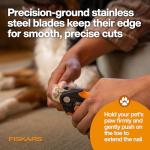 Fiskars Large Pet Nail Clippers with Safety Lock