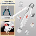 2-in-1 USB Rechargeable Pet Nail Clippers