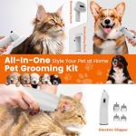 Dog Grooming Vacuum and Clippers Kit, Low Noise