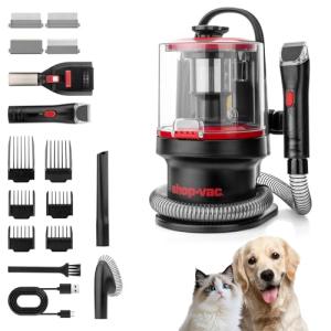 4-in-1 Pet Grooming Vacuum and Trimmer