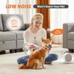 Pet Grooming Vacuum Kit with Cordless Clippers