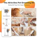 Afloia 6-in-1 Dog Grooming Vacuum Kit