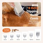 Pet Grooming Vacuum Kit with Cordless Clippers