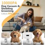 FOTING Dog Grooming Vacuum and Dryer Kit