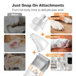 Afloia 6-in-1 Dog Grooming Vacuum Kit