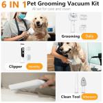 FOTING Dog Grooming Vacuum and Dryer Kit
