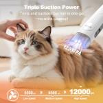 Afloia 6-in-1 Dog Grooming Vacuum Kit