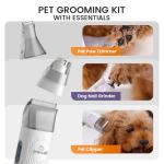 Oneisall Pet Grooming Vacuum with 7 Tools
