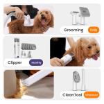 Oneisall Pet Grooming Vacuum with 7 Tools