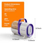 Oneisall Pet Grooming Vacuum with 7 Tools