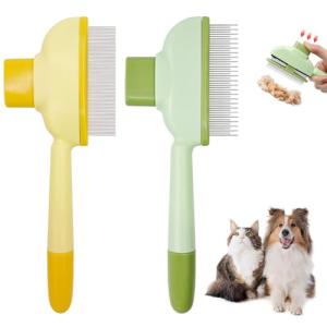 Flea Comb for Cats and Dogs with Steel Teeth