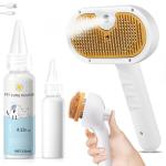 3-in-1 Steam Brush for Grooming Dogs and Cats