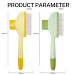 Flea Comb for Cats and Dogs with Steel Teeth