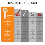 3-in-1 Pet Grooming Steam Brush for Shedding