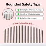 JAYU PET Facial Grooming Comb for Dogs and Cats