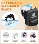 Petsaunter Low Noise Rechargeable Dog Clippers