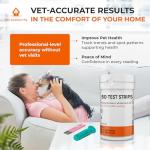 50 Pet Glucose Test Strips for Dogs and Cats
