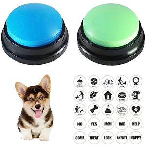 Dog Communication Buttons with Voice Recording (2 Pack)