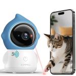 ZUMIMALL 5G Pet Camera with Laser Toy & 2-Way Talk