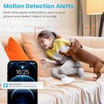 Litokam 2K 360° Indoor Security Camera for Pets