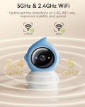 ZUMIMALL 5G Pet Camera with Laser Toy & 2-Way Talk