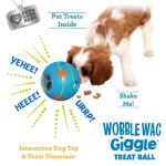 Wobble Wag Giggle Treat Ball - Interactive Dog Toy