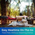 Biodegradable Disposable Pet Bowls - 100 Pack