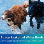 Biodegradable Disposable Pet Bowls - 100 Pack