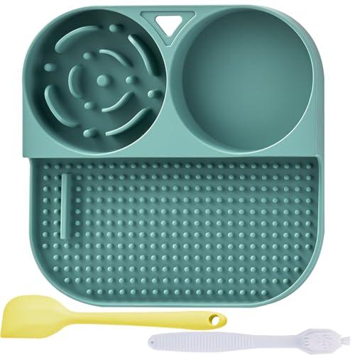 Slow Feeder Snack Bowl & Lick Mat Combo