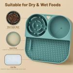 Slow Feeder Snack Bowl & Lick Mat Combo