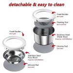 No Spill Pet Food and Water Bowl Set